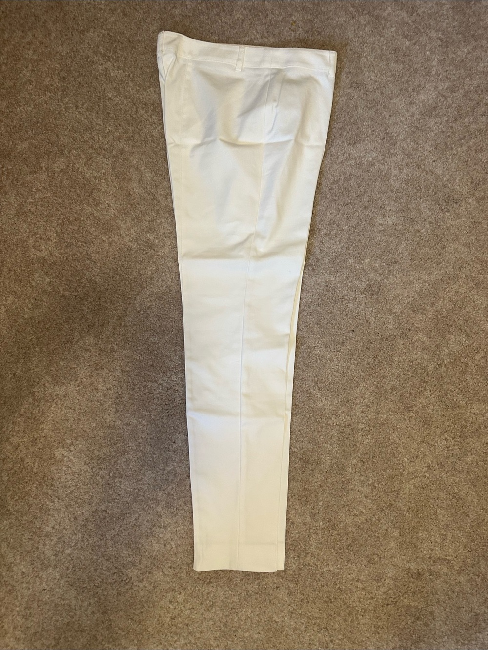 Akris NWT creamy White Trousers  size 10
